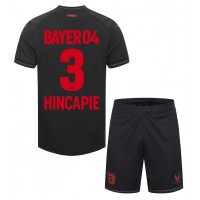 Dětský fotbalový dres Bayer Leverkusen Piero Hincapie #3 2023-24 Domácí Krátký Rukáv (+ trenýrky)